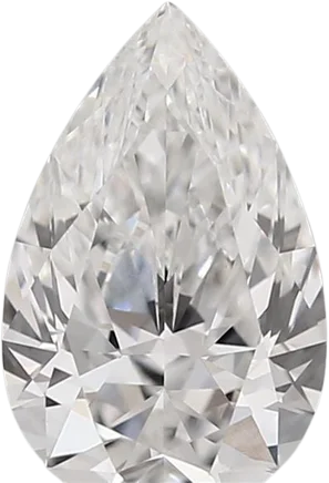 1.63 Carat E vvs2 Pear Lab Diamond