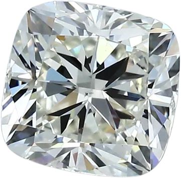 1.71 Carat J SI1 Cushion Natural Diamond