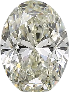 1.71 Carat L VVS1 Oval Natural Diamond