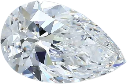 1.8 Carat E VVS2 Pear Natural Diamond