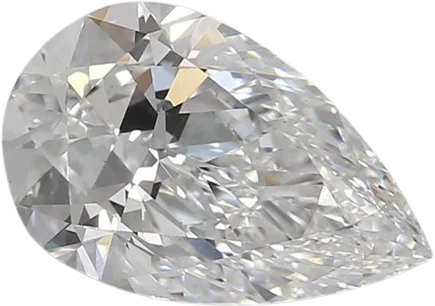 1.91 Carat D vs1 Pear Lab Diamond