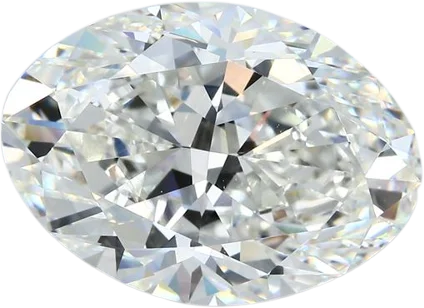 10.02 Carat H VS2 Oval Natural Diamond