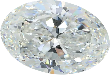 12.03 Carat H VS2 Oval Natural Diamond