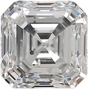 2.01 Carat G SI2 Asscher Natural Diamond