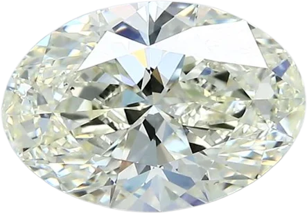 2.01 Carat L SI1 Oval Natural Diamond