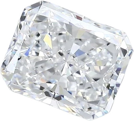 2.02 Carat E VVS2 Radiant Natural Diamond