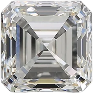 2.03 Carat H VVS1 Asscher Natural Diamond