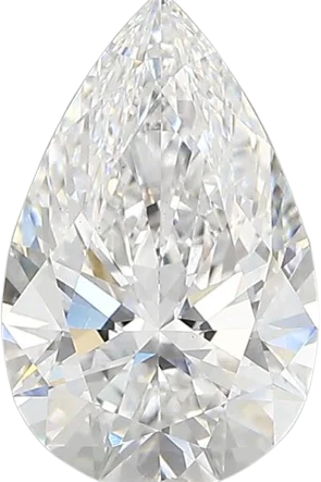 2.03 Carat D vs1 Pear Lab Diamond