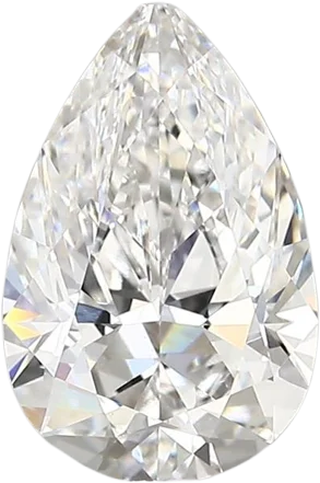 2.04 Carat F vvs2 Pear Lab Diamond