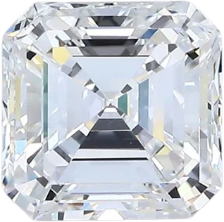 2.05 Carat E VVS2 Asscher Natural Diamond