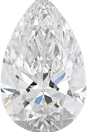 2.12 Carat D vs1 Pear Lab Diamond