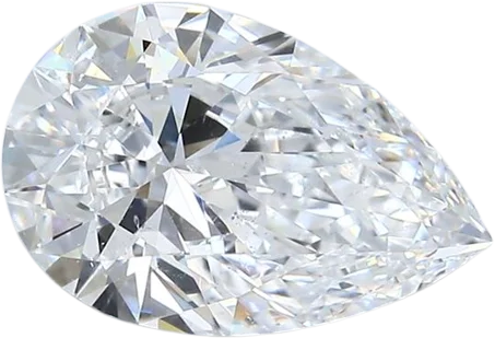 2.21 Carat D SI1 Pear Natural Diamond