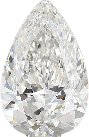 2.48 Carat E vs2 Pear Lab Diamond