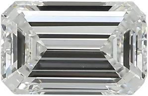 2.59 Carat E VS2 Emerald Lab Diamond