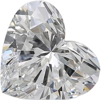 3.02 Carat E SI1 Heart Natural Diamond