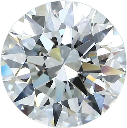 3.19 Carat H VVS2 Round Natural Diamond