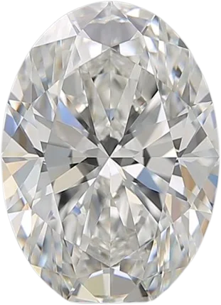 3.2 Carat F VVS2 Oval Natural Diamond