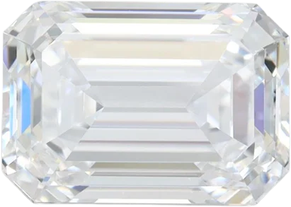 3.26 Carat D VVS1 Emerald Lab Diamond