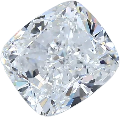 3.4 Carat F SI1 Elongated Cushion Natural Diamond