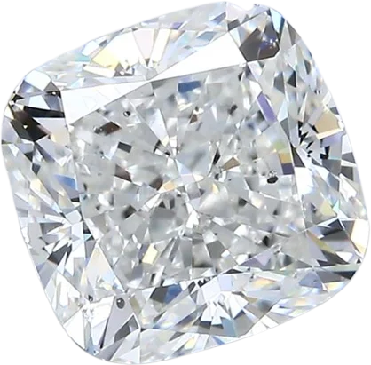 3.52 Carat G SI1 Cushion Natural Diamond