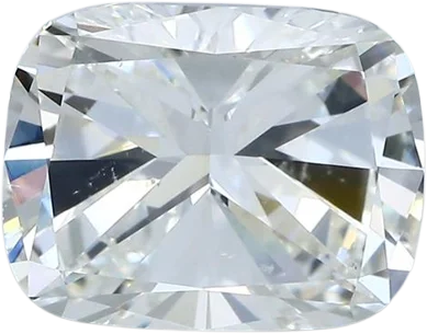 3.65 Carat H SI1 Elongated Cushion Natural Diamond