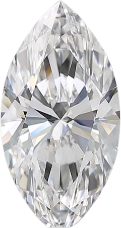 3.8 Carat D VVS1 Marquise Natural Diamond