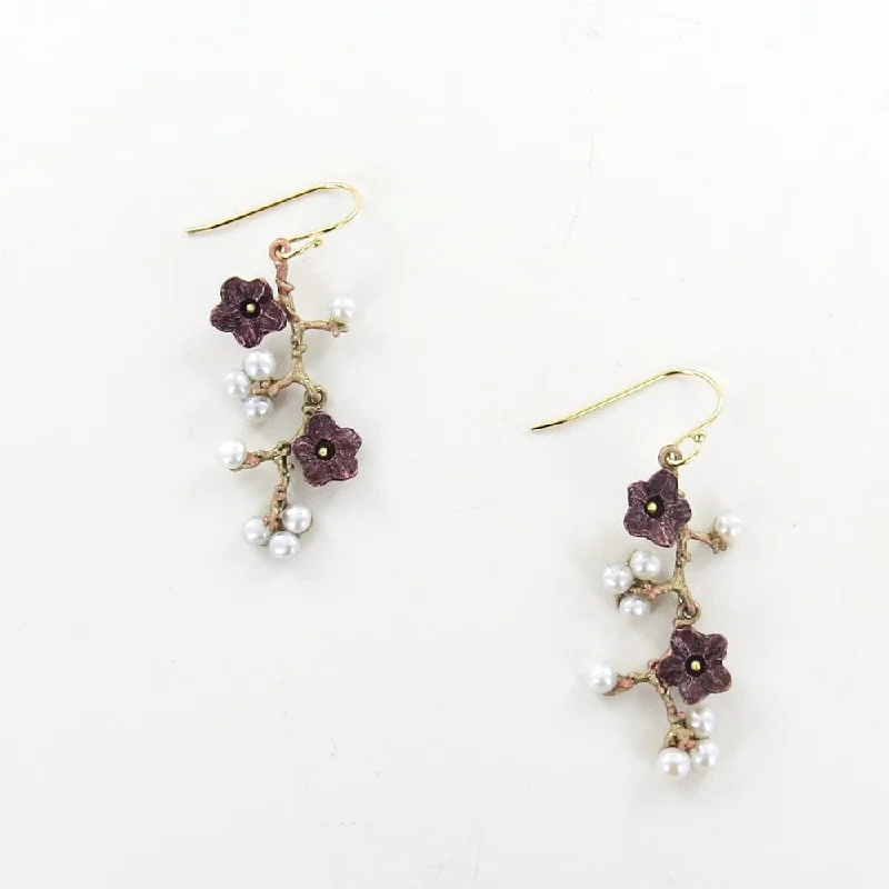 UME BRANCH DANGLE WIRE EARRING