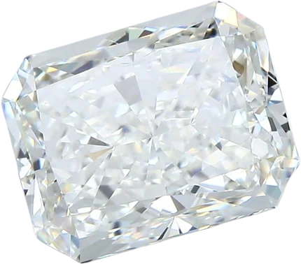 4.02 Carat H SI1 Radiant Natural Diamond