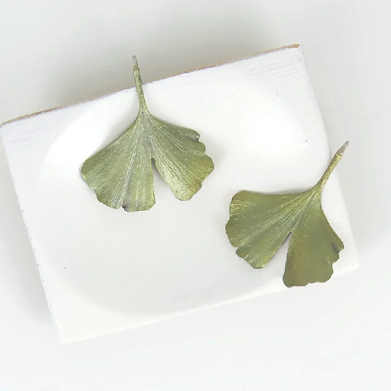 Ginkgo Wire Earrings