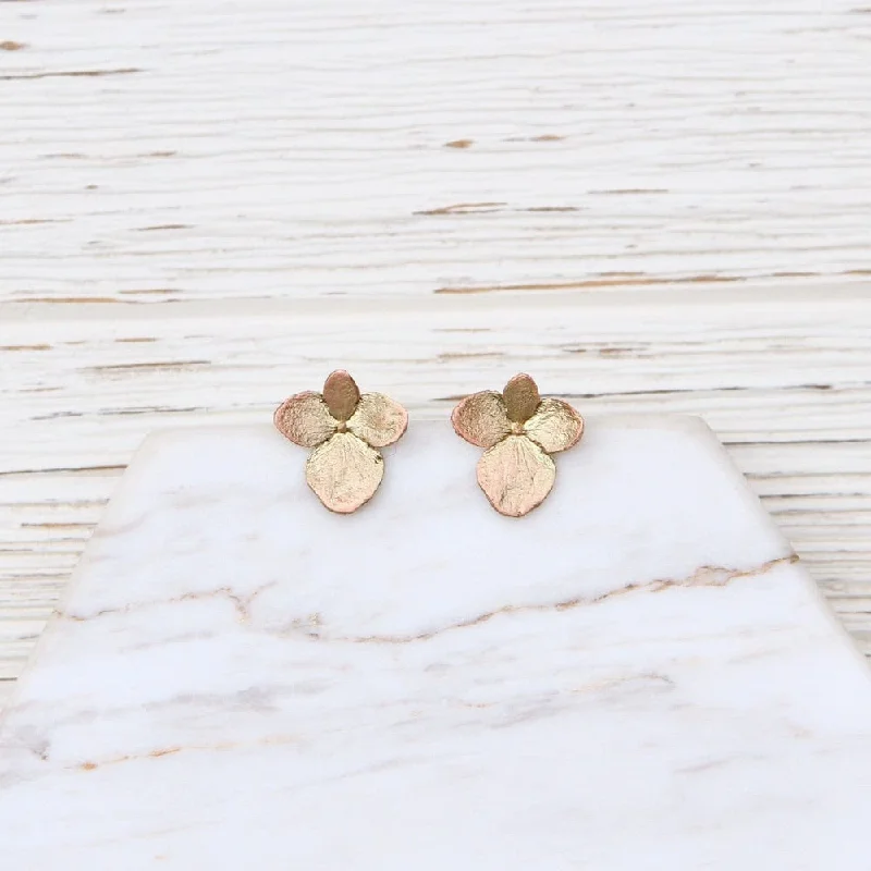 Hydrangea Post Earrings