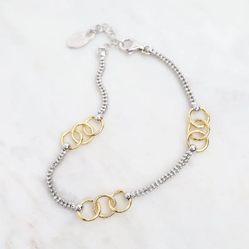 Chain & Circles Bracelet