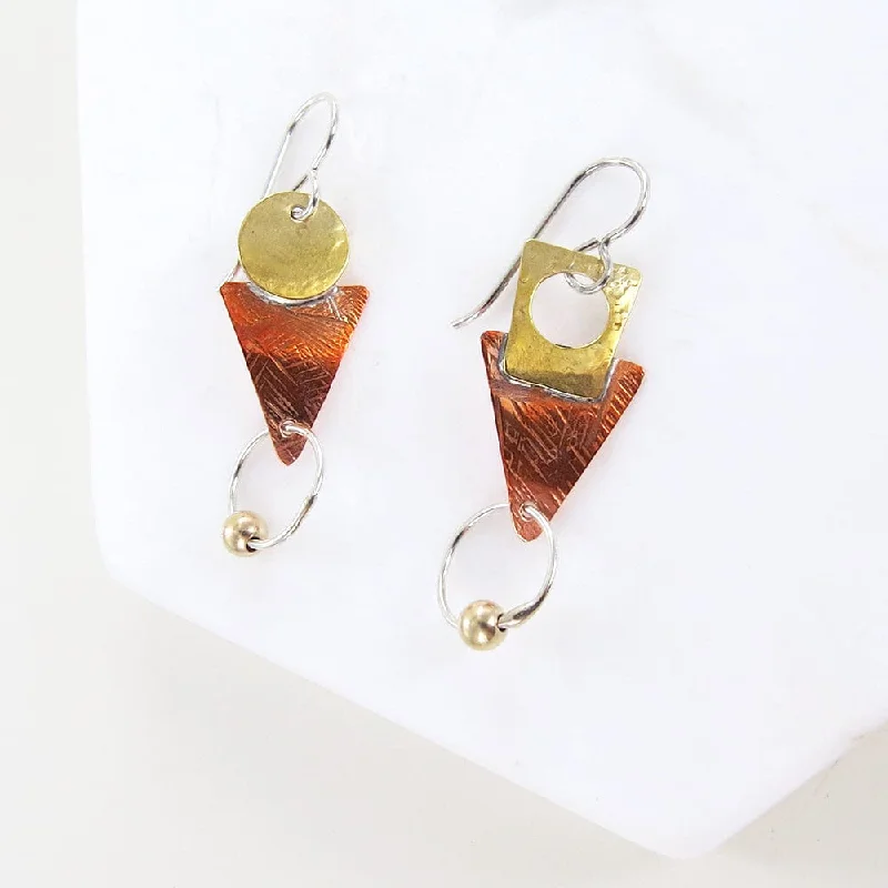 Puzzle Geo Earrings