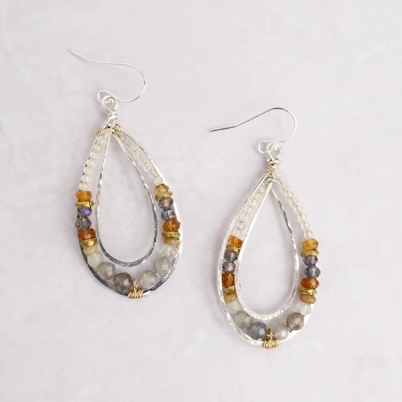 Hessonite Mix Earrings