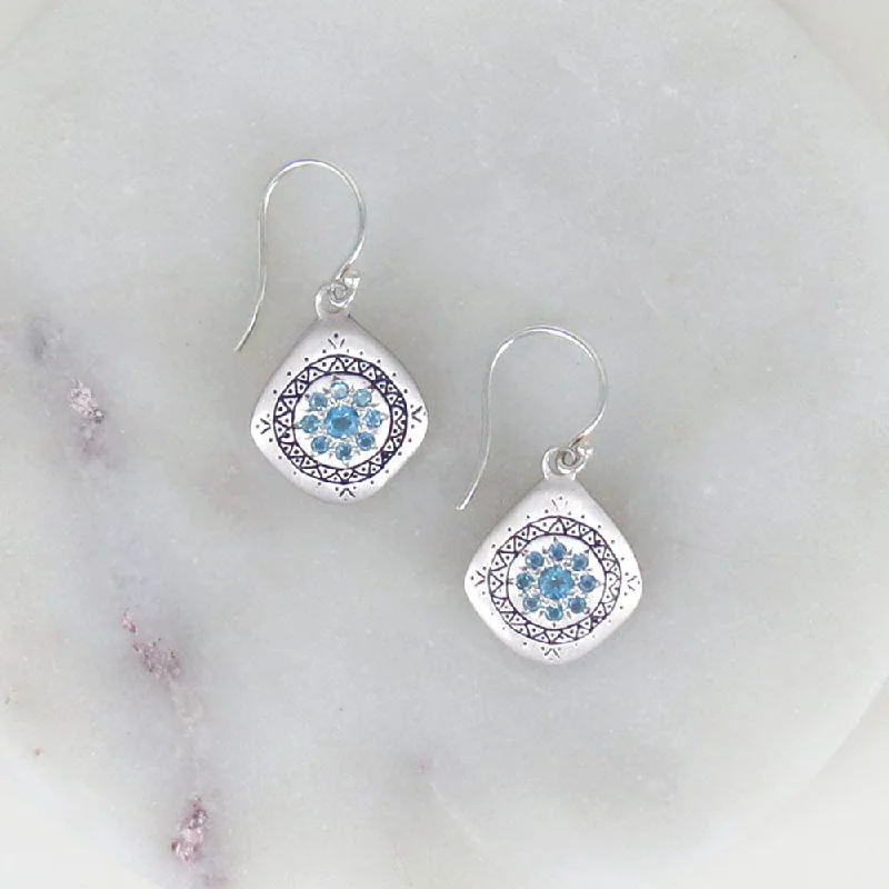 MEMORIES AQUAMARINE EARRING