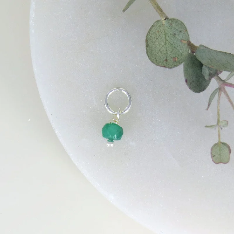 Tiny May Birthstone - Emerald